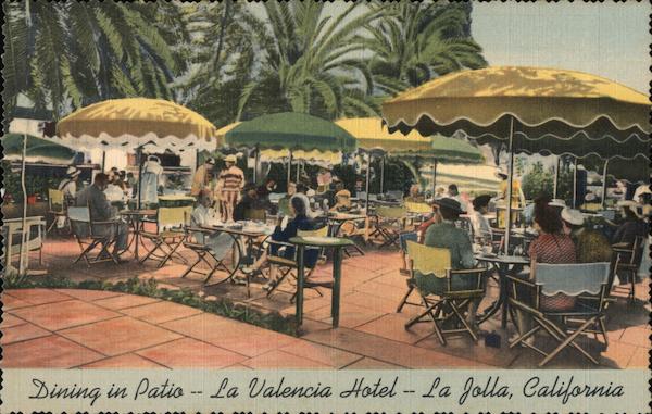 Dining In Patio - La Valencia Hotel La Jolla California