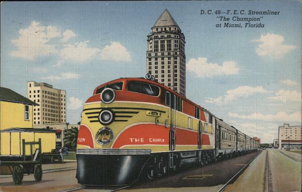 F. E. C. Streamliner The Champion Miami Florida