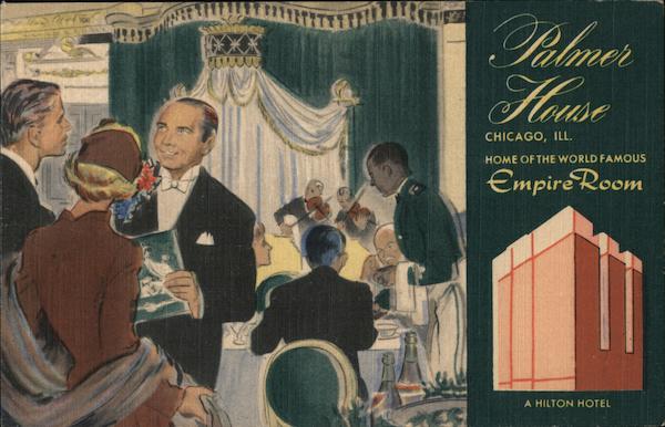 The Empire Room at the Palmer House Chicago Illinois