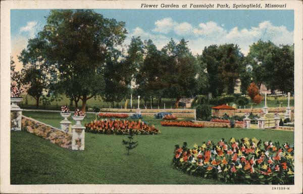 Flower Garden at Fassnight Park Springfield Missouri