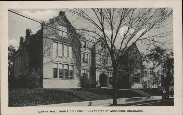 Lowry Hall (Bible College), University of Missouri Columbia