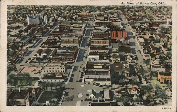 Air View of Ponca City Oklahoma