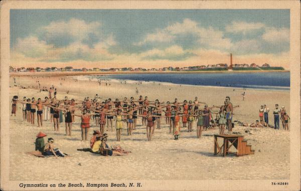 Gymnastics on the Beach Hampton Beach New Hampshire
