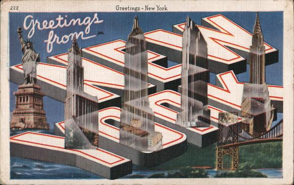 Greetings From New York New York City