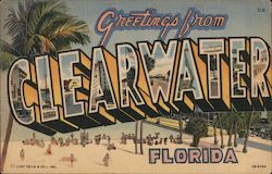 Greetings from Clearwater, Florida Postcard