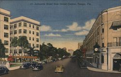 Lafayette Street From Grand Central Tampa, FL Postcard Postcard Postcard