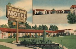 SunLand Motel, 465 Casa Grande Hiway on Route 84 Postcard