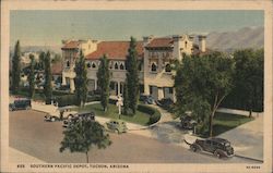 Southern Pacific Depot Tucson, AZ Postcard Postcard Postcard