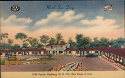Motel San Diego Postcard