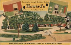 Howard's Court, North-End View St. Joseph, MO Postcard Postcard Postcard