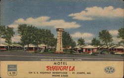 Motel Shangri La St. Joseph, MO Postcard Postcard Postcard