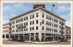 King George Hotel Postcard