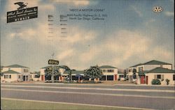 Mecca Motor Lodge San Diego, CA Postcard Postcard Postcard