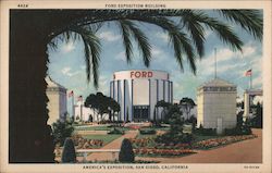 Ford Exposition Building at America's Exposition Postcard