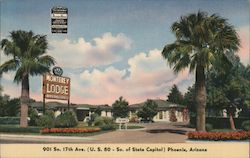 Monterey Lodge Postcard