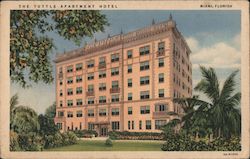 The Tuttle Apartment Hotel Miami, FL Postcard Postcard Postcard