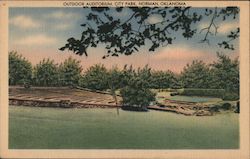 Outdoor Auditorium, City Park Postcard