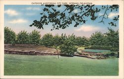 Outdoor Auditorium, City Park Postcard