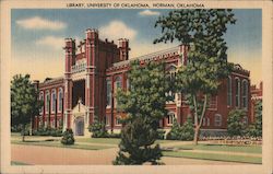 Library University of Oklahoma Norman, OK Postcard Postcard Postcard