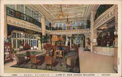 Hotel Atlantic Chicago, IL Postcard Postcard Postcard