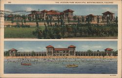 The Jackson Park Municipal Bathing Beach Postcard