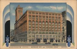 Auditorium Hotel Postcard
