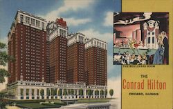 The Conrad Hilton Chicago, IL Postcard Postcard Postcard