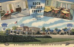 Rock Village Court Postcard