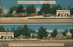 Baldridge Motor Court Postcard