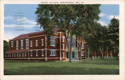 Drury College, Clara Thompson Hall of Music Postcard