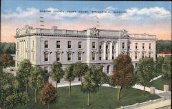 Greene County Court House Postcard