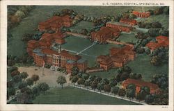 U.S. Federal Hospital Springfield, MO Postcard Postcard Postcard