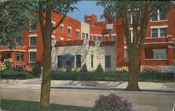 View of Baptist Hospital Springfield, MO Postcard Postcard Postcard