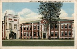 Walter Williams Hall, University of Missouri Postcard