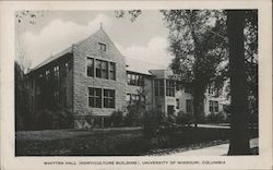 Whitten Hall (Horticulture Building), University of Missouri Postcard