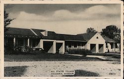 All States Village Postcard