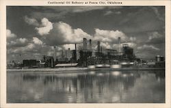 Continental Oil Refinery Ponca City, OK Postcard Postcard Postcard