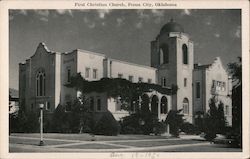 First Christian Church Ponca City, OK Postcard Postcard Postcard