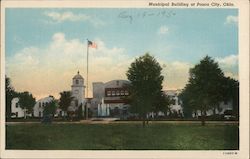 Municipal Building Ponca City, OK Postcard Postcard Postcard