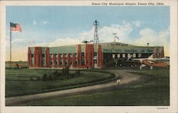 Ponca City Municipal Airport Oklahoma Postcard Postcard Postcard