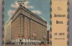 New Jefferson Hotel Postcard