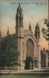Graham Memorial Chapel, Washington University St. Louis, MO Postcard Postcard Postcard