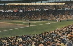 Sportsman's Park Home of the St. Louis Cardinals and Browns Postcard