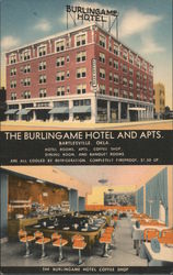 Burlingame Hotel and Apts Postcard