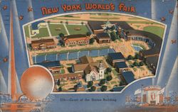 New York World's Fair, Court of the States Building Postcard