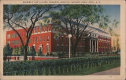 Soldiers' and Sailors' Memorial Hospital, Masonic Home Postcard