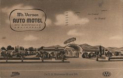 Mt. Vernon Auto Motel San Bernardino, CA Postcard Postcard Postcard