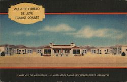 Villa de Cubero De Luxe Tourist Courts Albuquerque, NM Postcard Postcard Postcard