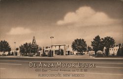 De Anza Motor Lodge Postcard