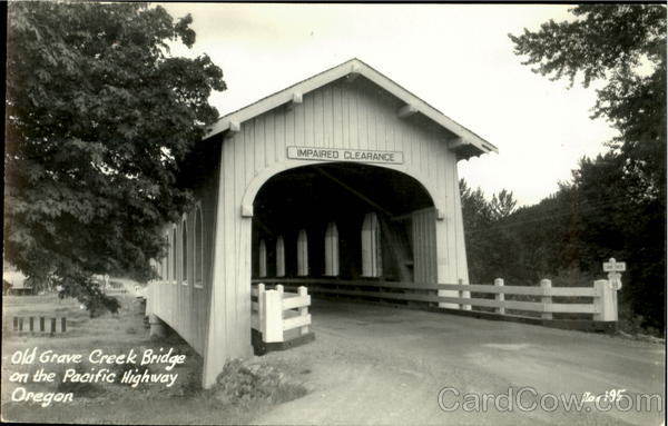 Old Grave Creek Bridge Scenic Oregon